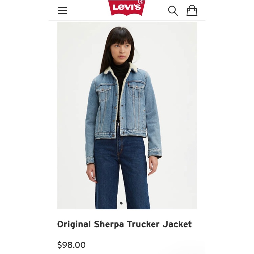 NWT Levi’s Original Sherpa Trucker Jacket 💙